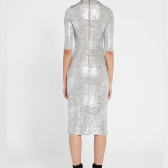 Alice + Olivia Silver Delora dress size 6
